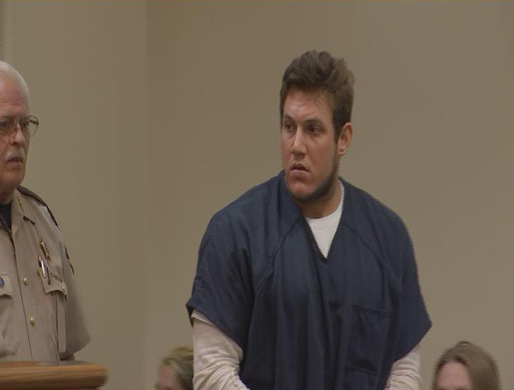 This file photo shows Jevan Sheppard during a court appearance on May 9, 2017.